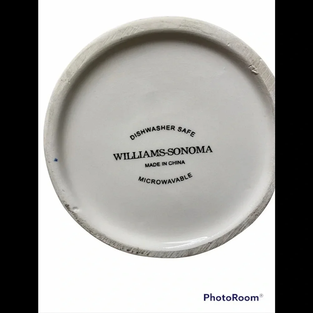 Williams-Sonoma Blue and White Coffee Mugs